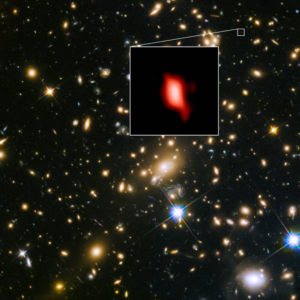 این کهکشان دوردست گزینه رصد تلسکوپ جیمز وب است